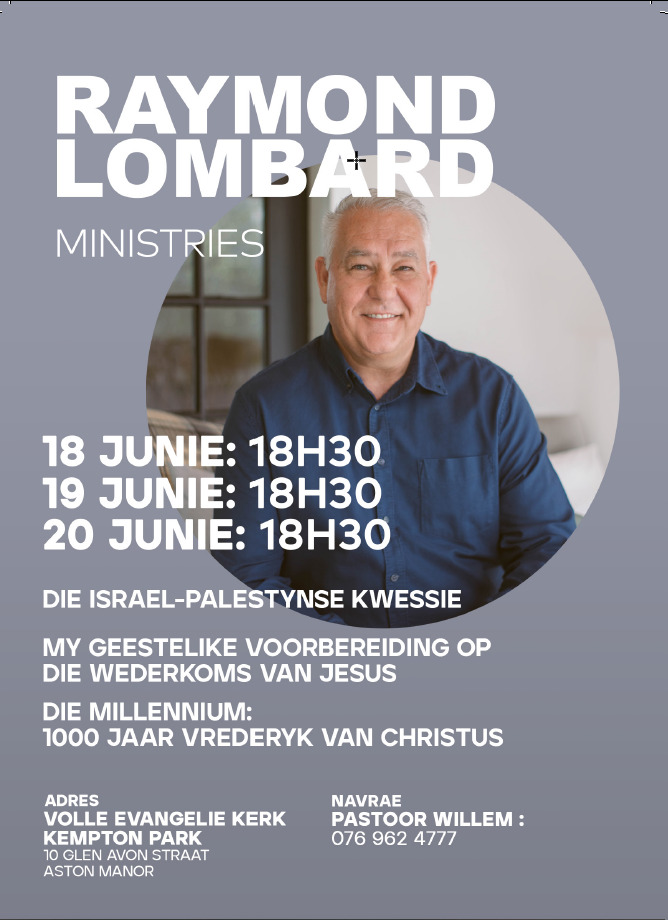 Events - Raymond Lombard Ministries